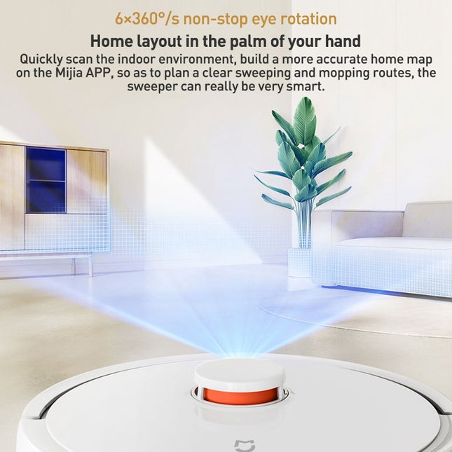 Xiaomi Mijia 3C Robot Aspirador 5000Pa 2 en 1 Blanco