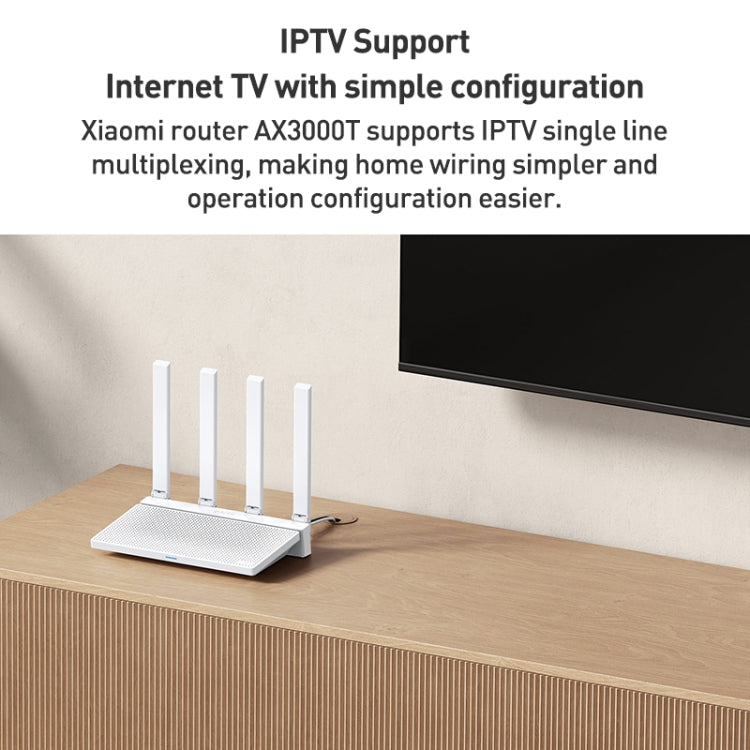 Xiaomi AX3000T Enrutador Doble Banda 2,4 GHz/5 GHz 1,3 GHz NFC