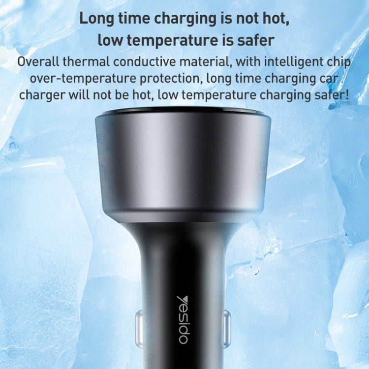Cargador De Teléfono Para Coche Yesido Y59 200W USB-C 5A