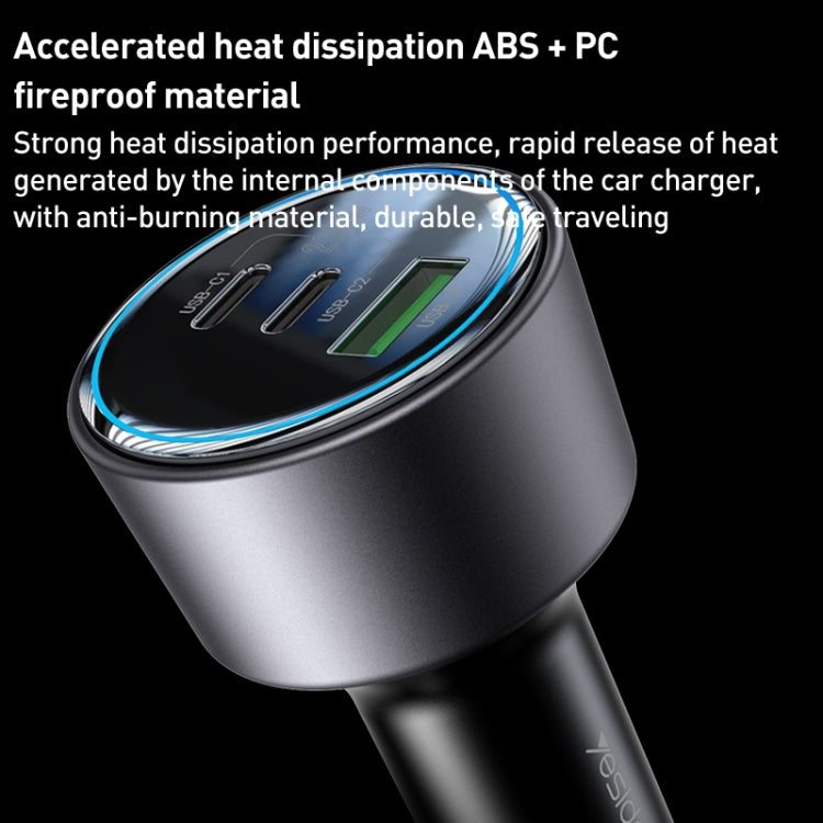 Cargador De Teléfono Para Coche Yesido Y59 200W USB-C 5A