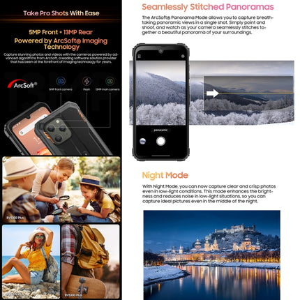 Blackview BV5300 Plus Smartphone 8GB+128GB 6.1 pulgadas Android 13 Resistencia