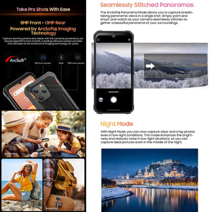Blackview BV5300 Plus Phone 8GB+128GB IP68 4G Android13 by Blackview
