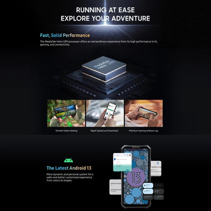 Oukitel WP19 Pro Smartphone 8GB+256GB 4G 6.8In Red by OUKITEL