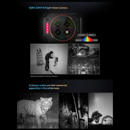 Oukitel WP19 Pro Smartphone 8GB+256GB 4G 6.8In Red by OUKITEL