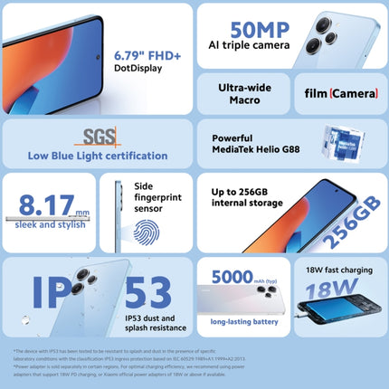 Xiaomi Redmi 12 Global Smartphone 8GB+128GB NFC 6.79 Pulgadas