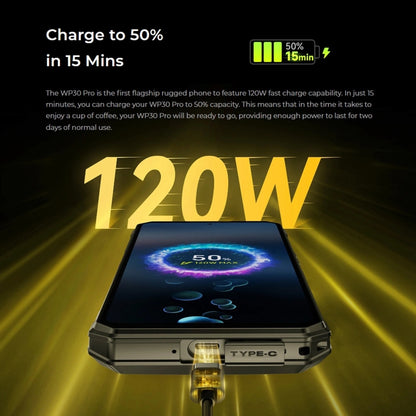 Oukitel WP30 Pro Smartphone 12GB+512GB 5G Batería 11000mAh by OUKITEL