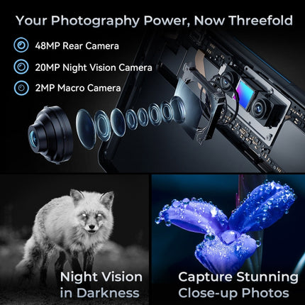 OUKITEL RT7 TITAN Tableta Robusta IP68 IP69K Duradera 8GB+256GB 4G