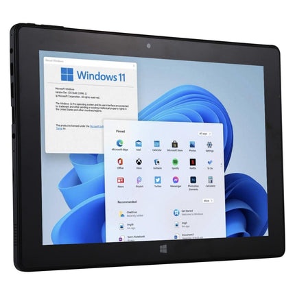 HONGSAMDE Tablet PC 10.1 Pulgadas 12GB RAM 128GB Almacenamiento Windows 11 con Teclado Negro