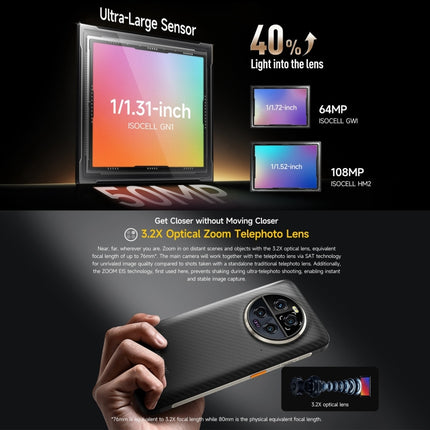 Ulefone Armor 23 Smartphone 12GB+512GB 5G NFC Resistente Al Agua