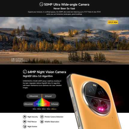 Ulefone Armor 23 Smartphone 12GB+512GB 5G NFC Resistente Al Agua