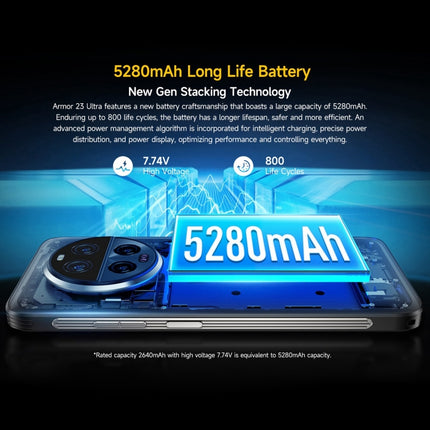 Ulefone Armor 23 Smartphone 12GB+512GB 5G NFC Resistente Al Agua