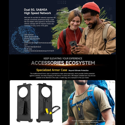 Ulefone Armor 23 Smartphone 12GB+512GB 5G NFC Resistente Al Agua