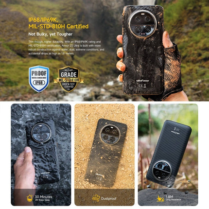 Ulefone Armor 23 Smartphone 12GB+512GB 5G NFC Resistente Al Agua