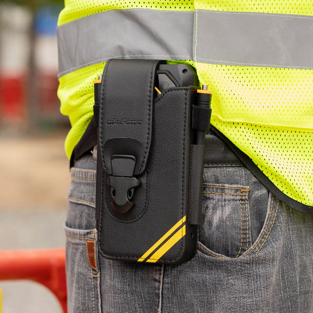 Funda Ulefone Armor 26 Ultra Holster Multiusos con Clip y Porta Tarjetas Negra