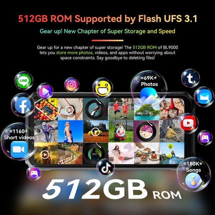 Blackview BL9000 Teléfono Inteligente IP68/IP69K MIL-STD-810H Android 13 5G