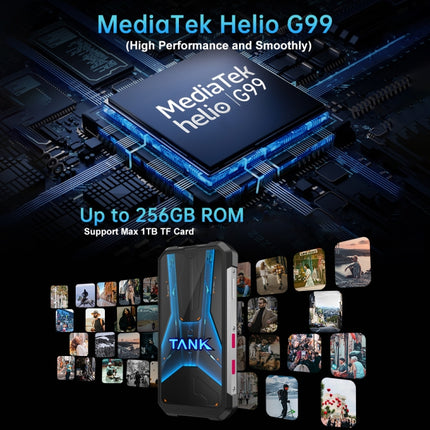 Unihertz Tank Mini 1/8849 Teléfono Inteligente 8GB+256GB Telémetro Láser 4G by Unihertz