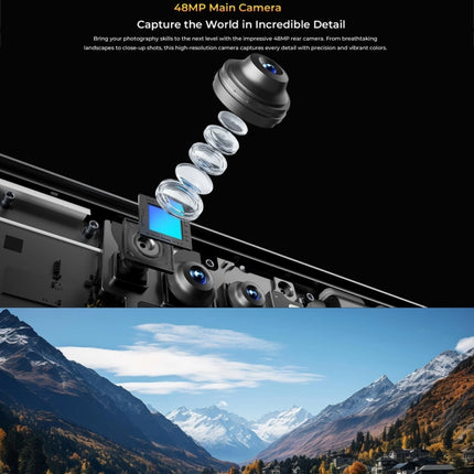 OUKITEL RT8 Tablet 6GB+256GB 4G Rugged Android 13 Global