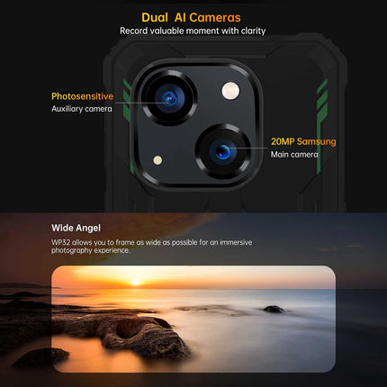 Oukitel WP32 4GB 128GB 5.93 pulgadas Android 13 IP68 6300mAh