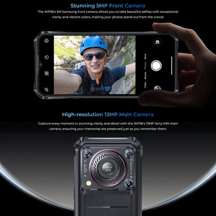 Oukitel WP36 Teléfono 12GB+128GB Batería 10600mAh 4G by OUKITEL