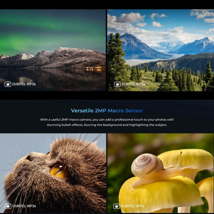 Oukitel WP36 Teléfono 12GB+128GB Batería 10600mAh 4G by OUKITEL
