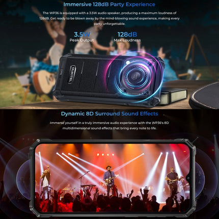 Oukitel WP36 Teléfono 12GB+128GB Batería 10600mAh 4G by OUKITEL