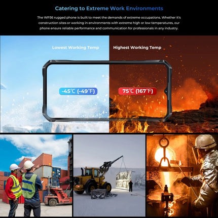 Oukitel WP36 Teléfono 12GB+128GB Batería 10600mAh 4G by OUKITEL