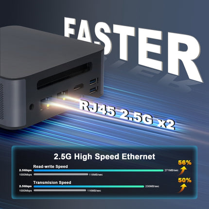 GXMO H90 Mini PC Intel Core I7 11390H 16GB+512GB WiFi6 by GXMO