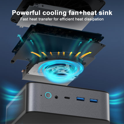 GXMO H90 Mini PC Intel Core I7 11390H 16GB+512GB WiFi6 by GXMO