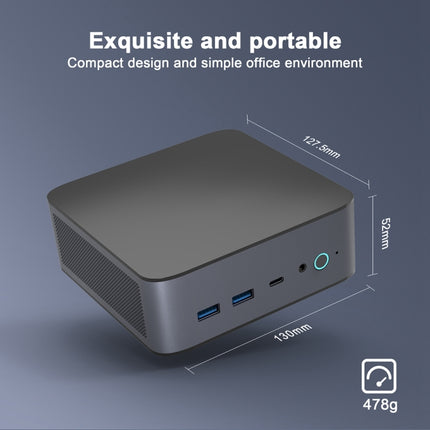 GXMO H90 Mini PC Intel Core I7 11390H 16GB+512GB WiFi6 by GXMO