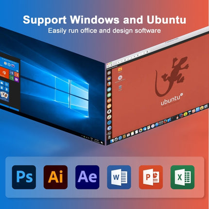 GXMO U58 Mini PC 16GB+512GB 8 Core Ryzen 7 5800U WiFi6E