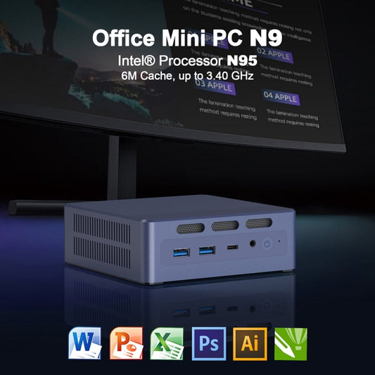 GXMO N9 Mini PC Windows 11 8GB256GB WiFi AC Compact by GXMO