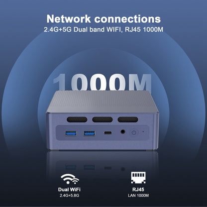 GXMO N9 Mini PC Windows 11 8GB256GB WiFi AC Compact by GXMO