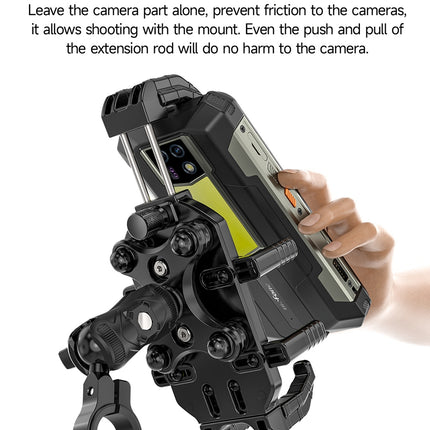 Ulefone Armor Mount Pro AM02 Soporte Universal para Móvil Bicicleta 6.1-7.2 Pulgadas Rotación 360°