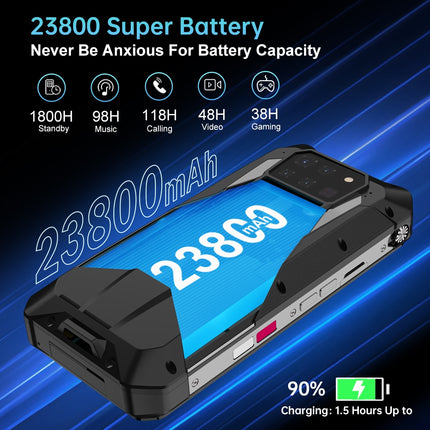 Unihertz Tank 3 Pro 5G 16GB+512GB Pantalla 6.79 pulgadas Batería 23800mAh