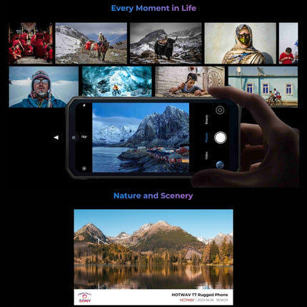 HOTWAV T7 Teléfono 4GB+128GB Batería 6280mAh 4G Android 13