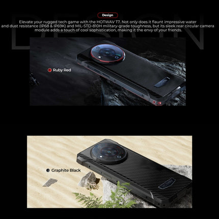 HOTWAV T7 Teléfono 4GB+128GB Batería 6280mAh 4G Android 13