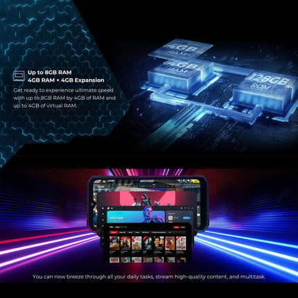 HOTWAV T7 Teléfono 4GB+128GB Batería 6280mAh 4G Android 13