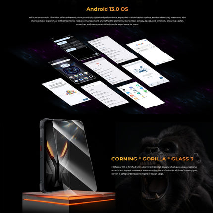 HOTWAV W11 Smartphone 12GB+256GB 4G 6,6 Pulgadas Android 13 Visión Nocturna