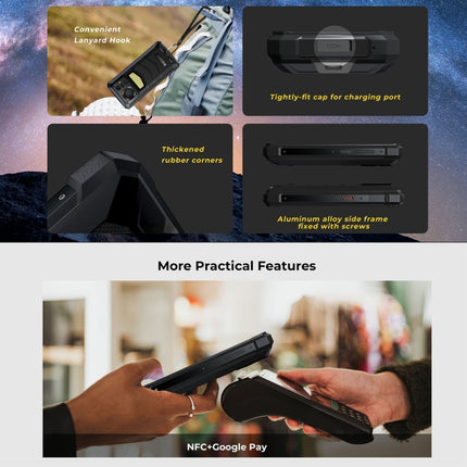 HOTWAV W11 Smartphone 12GB+256GB 4G 6,6 Pulgadas Android 13 Visión Nocturna