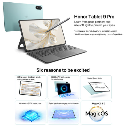 Honor Pad 9 Pro 12.1 pulgadas WiFi 8GB 256GB MagicOS 8.0 Gris