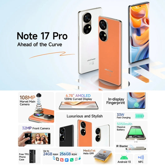 Ulefone Note 17 Pro Smartphone 12GB256GB 6,78 Pulgadas 4G by Ulefone