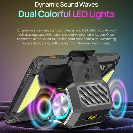 Ulefone PAD 3 PRO Soporte portátil altavoz inalámbrico BT 9W IP54 17.98cm negro