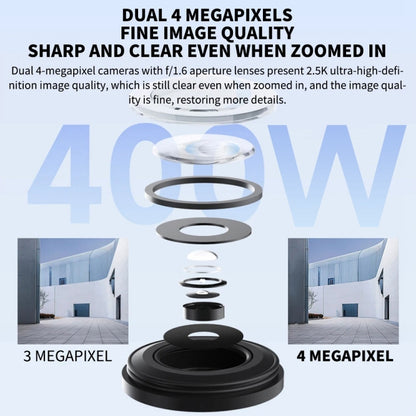 Xiaomi CW500 Cámara Dual 8MP IP66 WiFi Detección AI Exterior
