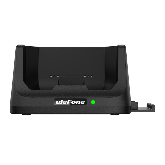 Ulefone UAS22 Base de Carga de Escritorio 33W para Armor 26 Ultra con Puerto Tipo-C y Salida Dual Pogo Pin USB-A