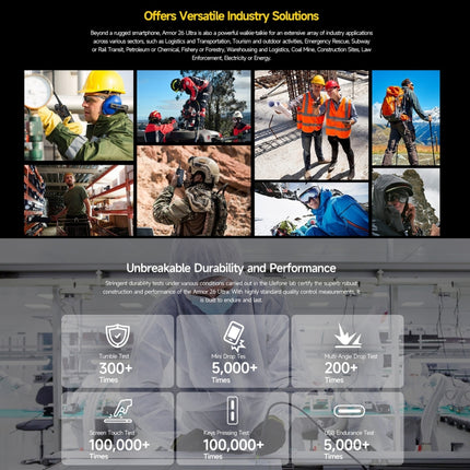 Ulefone Armor 26 Ultra Smartphone Resistente 12GB+512GB 5G by Ulefone
