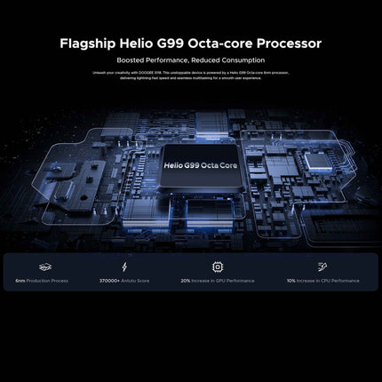 DOOGEE S118 Smartphone 6,58 Pulgadas 4G Android 14 Helio G99 OTG NFC Resistente