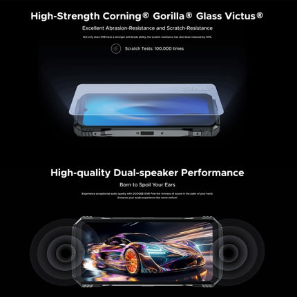 DOOGEE S118 Smartphone 6,58 Pulgadas 4G Android 14 Helio G99 OTG NFC Resistente