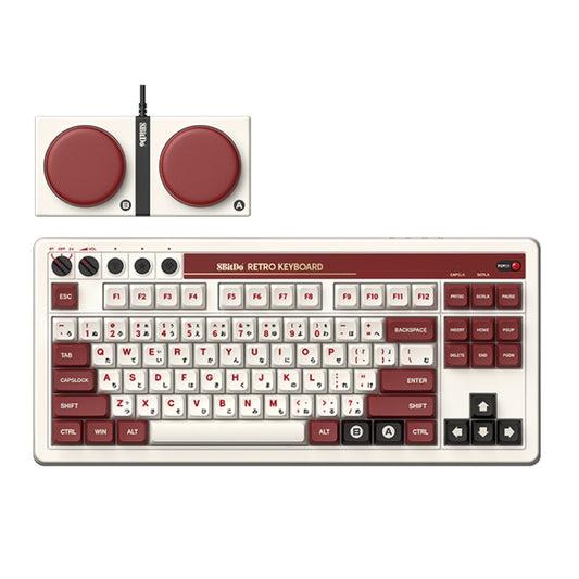 8Bitdo Trimodo Teclado Mecánico Bluetooth Retro Triple