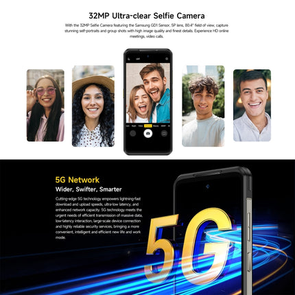 Ulefone Armor 25T Teléfono Robusto 6GB+256GB 5G Termografía