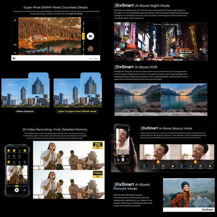 HOTWAV Cyber 15 Teléfono Resistente 12GB+256GB 10800mAh 4G